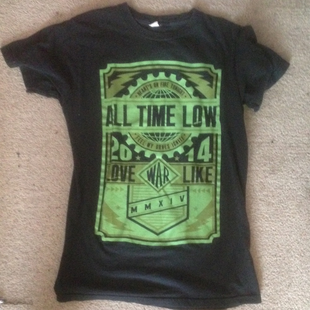 All Time Low 'Love Like War' Hot Topic Tee